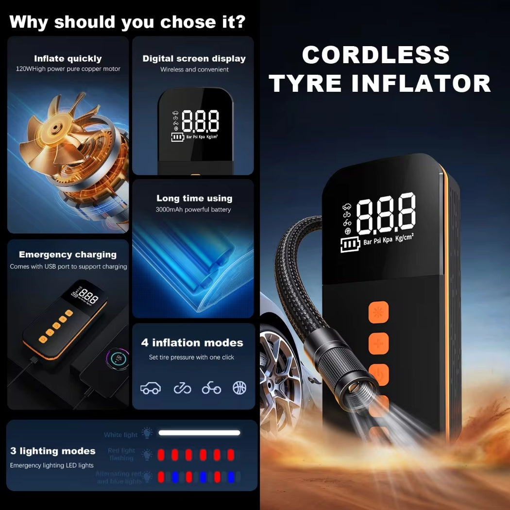 Hagell Portable Tyre Inflator