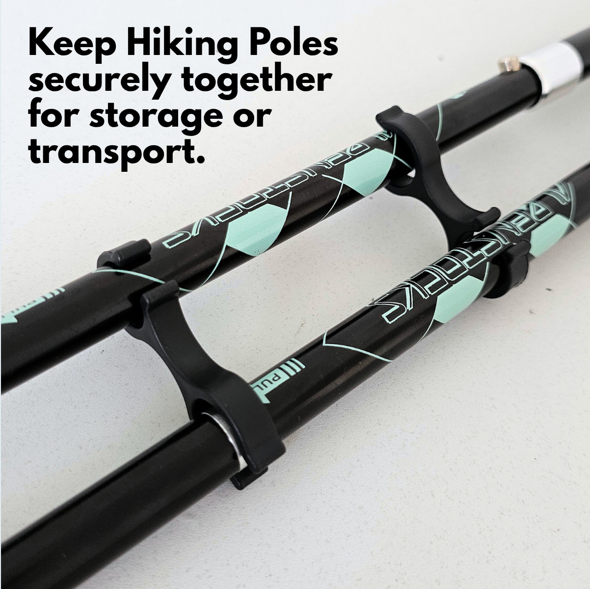 Hagell Hiking Pole Clip - 4 Pack.