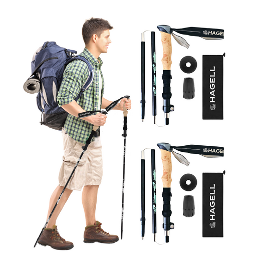 Hagell Alpenstocks Hiking Poles [Pair]