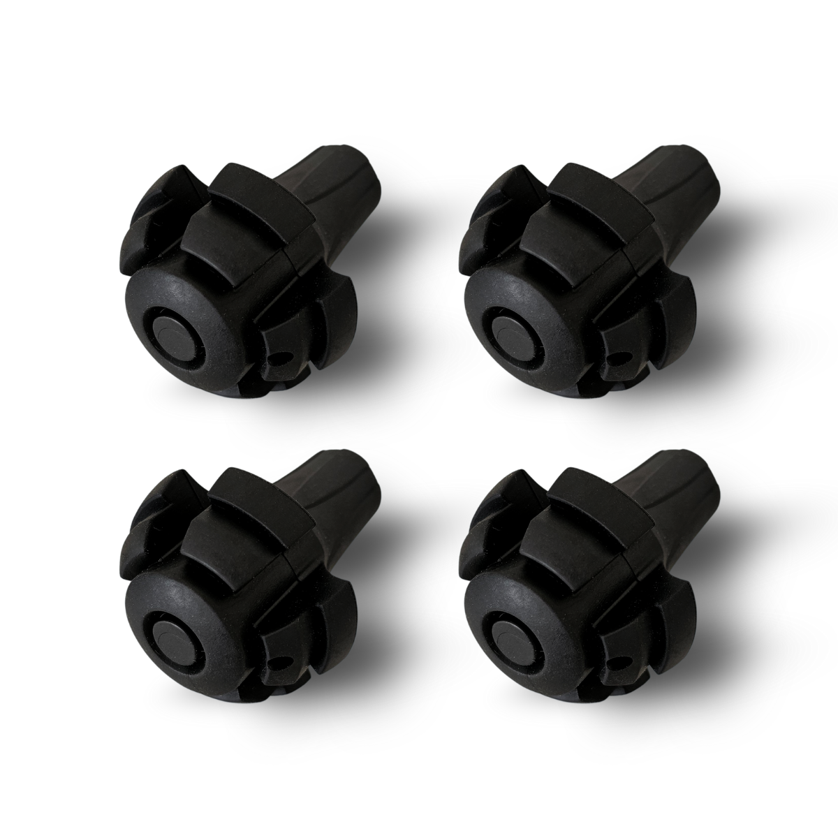 Hagell Shock Absorbing Rubber Tips - 4 Pack