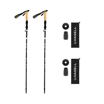 Hagell Alpenstocks Hiking Poles [Pair]